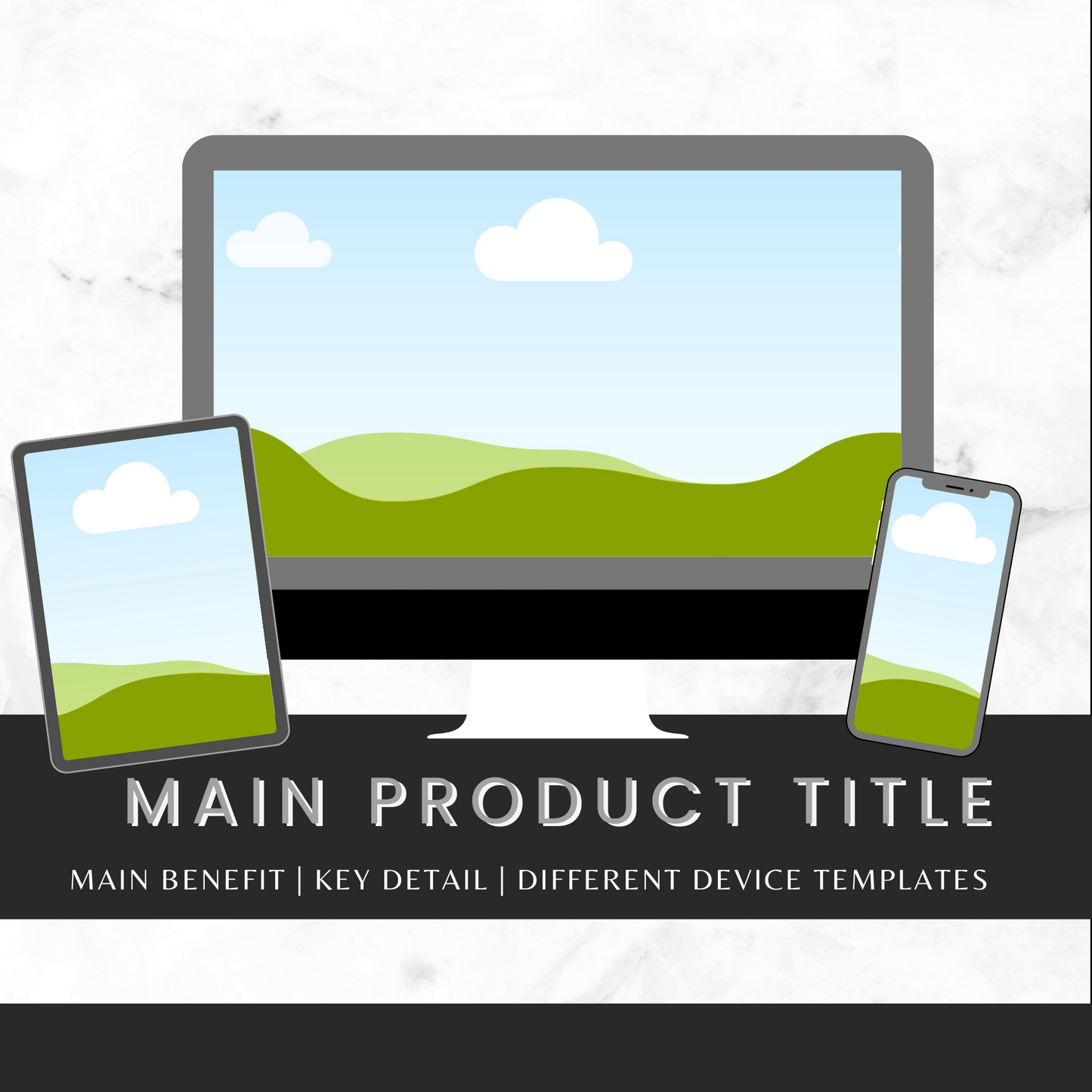 Mock Photo Display Templates