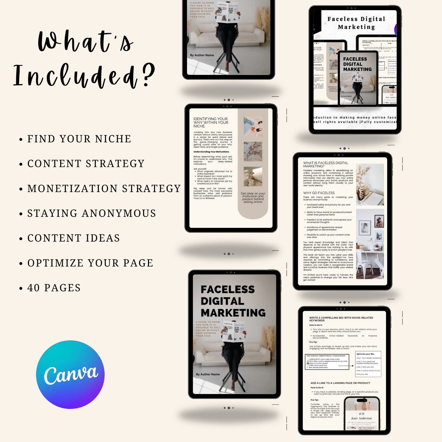Making Money Faceless PLR Bundle