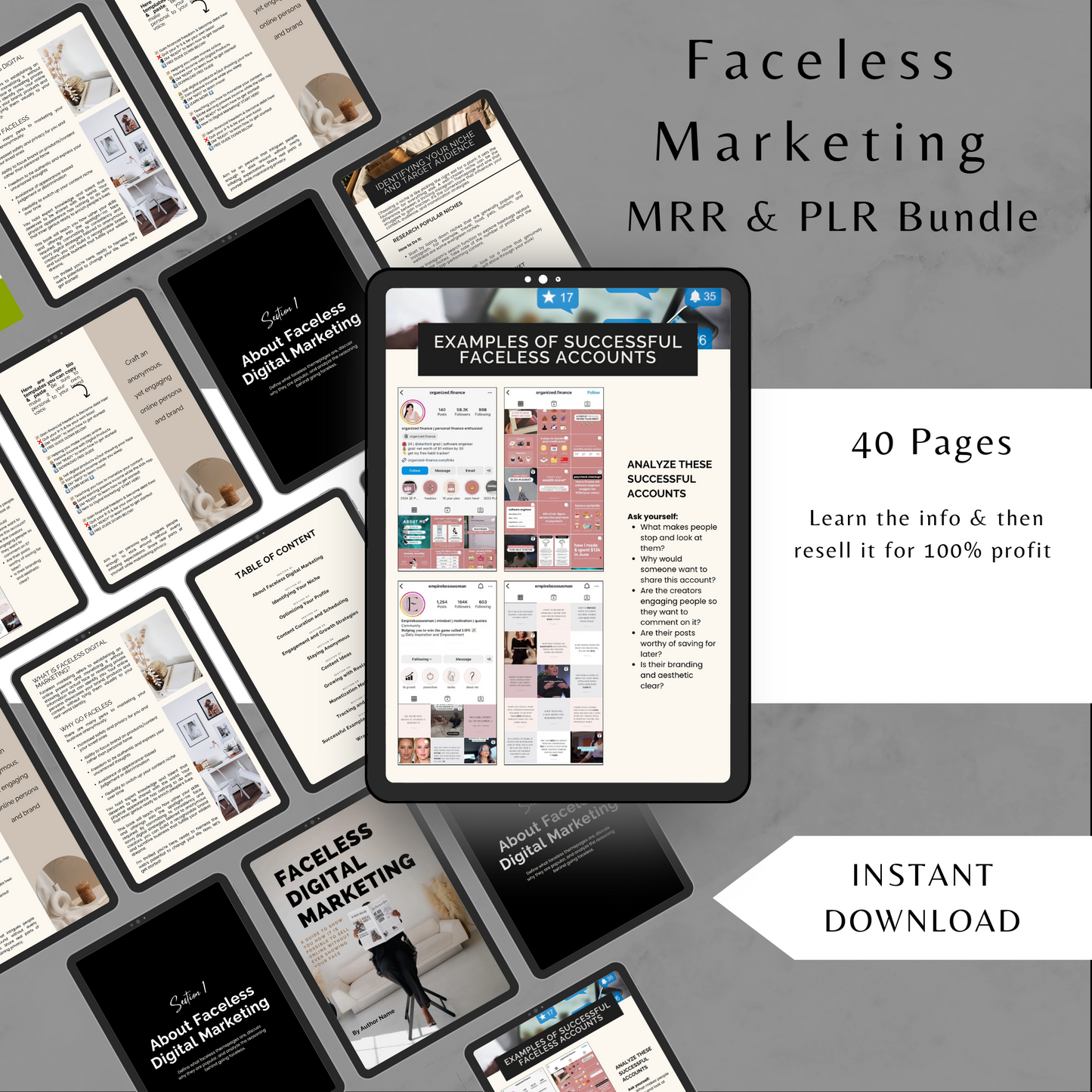 Faceless Digital Marketing Manual