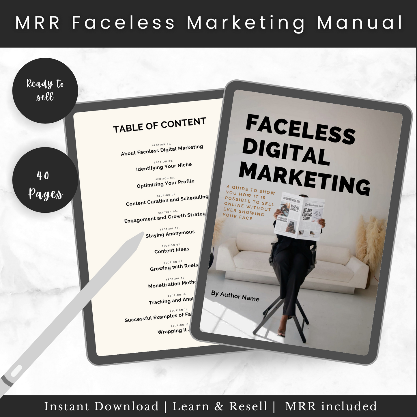 Faceless Digital Marketing Manual