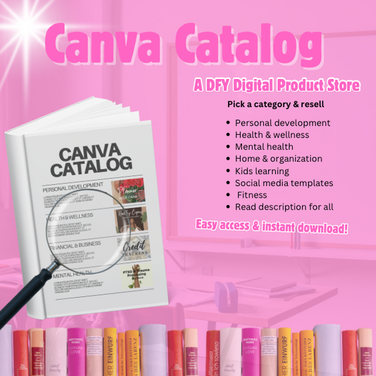 Canva Collection: PLR Digital Products To Sell